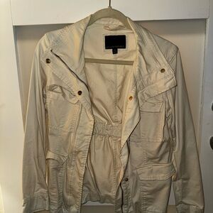 Banana Republic Women's Utility Jacket in Cream